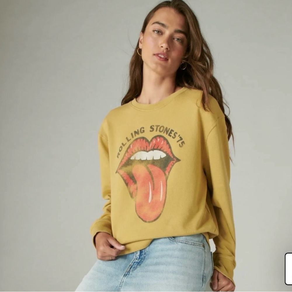 Lucky Brand Rolling Stones Sweatshirt - Picture 3 of 14